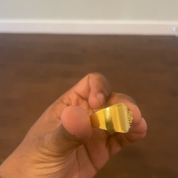 Versace Large Gold Ring - Picture 6 of 7